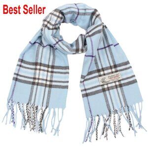 Tartan Plaid Cashmere Feel Scarf Classic Soft Luxurious Winter Accessory